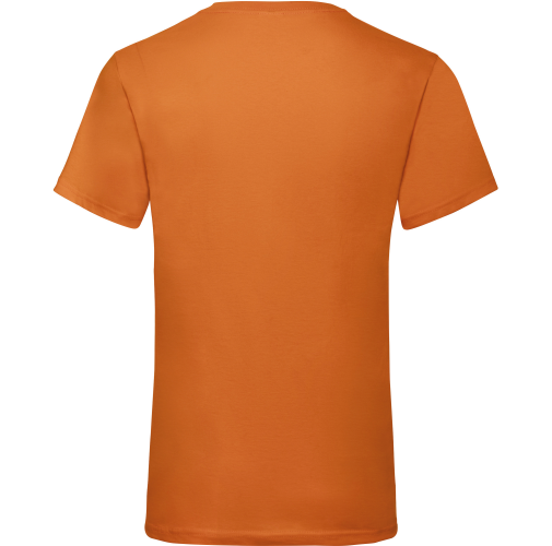 orange Camiseta Valueweight cuello de pico hombre (61-066-0)