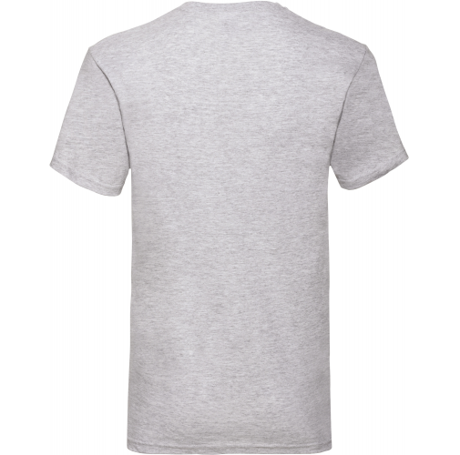 heather grey Camiseta Valueweight cuello de pico hombre (61-066-0)