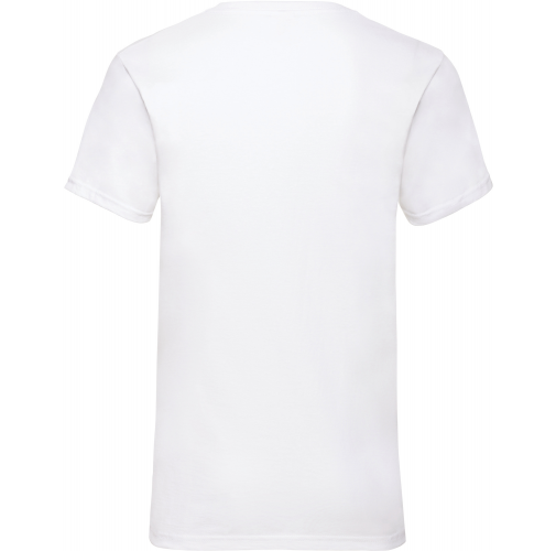white Camiseta Valueweight cuello de pico hombre (61-066-0)