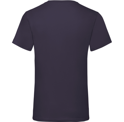 deep navy Camiseta Valueweight cuello de pico hombre (61-066-0)