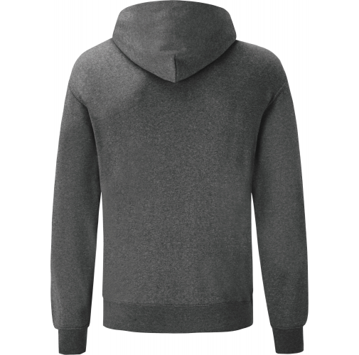 dark heather grey Sudadera Classic capucha (62-208-0)