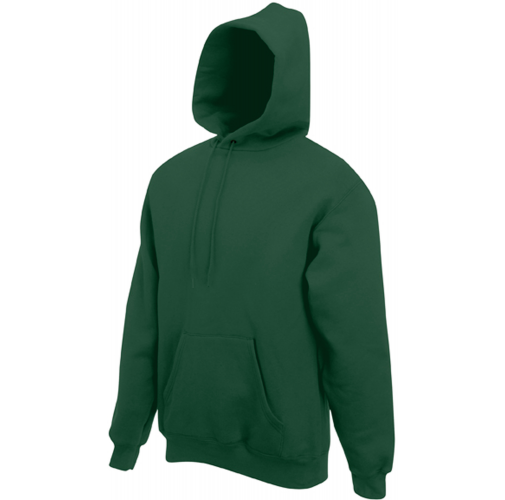bottle green Sudadera Classic capucha (62-208-0)