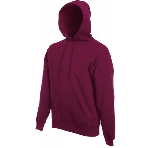 burgundy Sudadera Classic capucha (62-208-0)