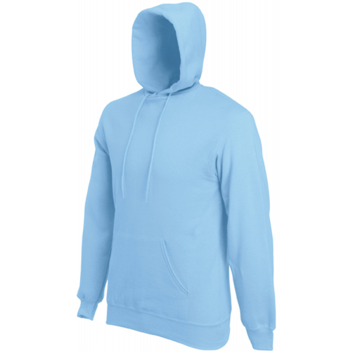 sky blue Sudadera Classic capucha (62-208-0)