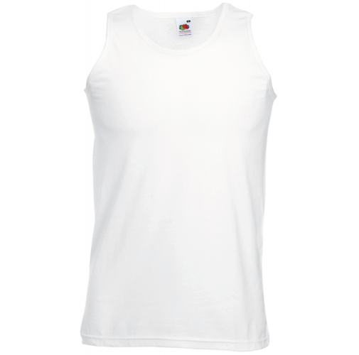 white Camiseta Valueweight sin mangas hombre (61-098-0)
