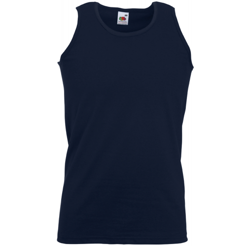 deep navy Camiseta Valueweight sin mangas hombre (61-098-0)