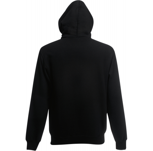 black Sudadera Premium cremallera y capucha hombre (62-034-0)