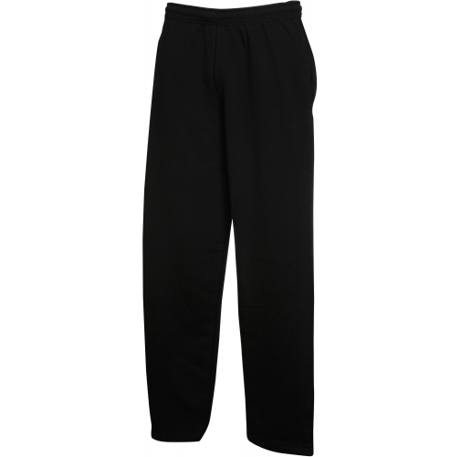black Pantalón de jogging - bajo recto (64-032-0)