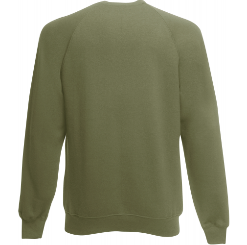 classic olive Sudadera manga raglán (62-216-0)