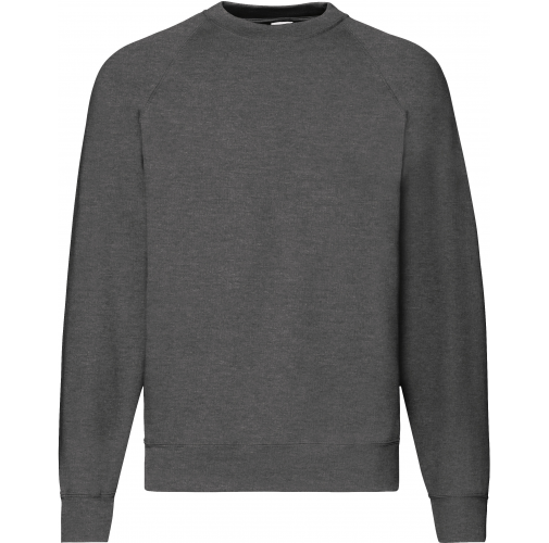 dark heather grey Sudadera manga raglán (62-216-0)
