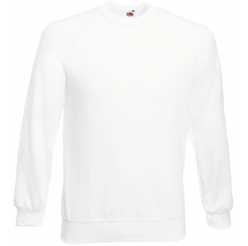 white Sudadera manga raglán (62-216-0)
