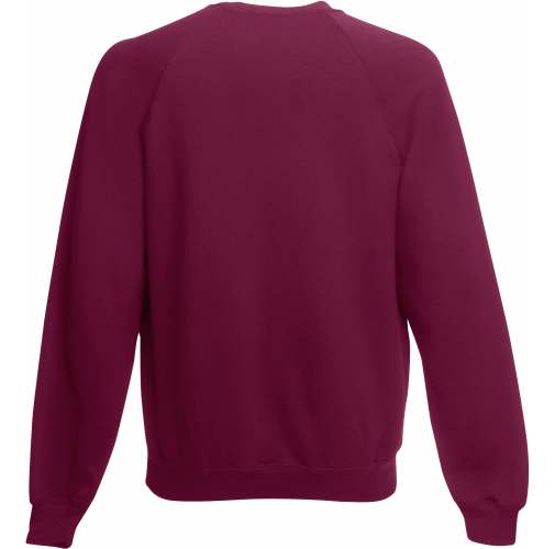burgundy Sudadera manga raglán (62-216-0)