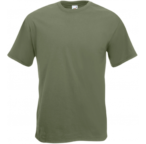 classic olive Camiseta Super Premium manga corta (61-044-0)