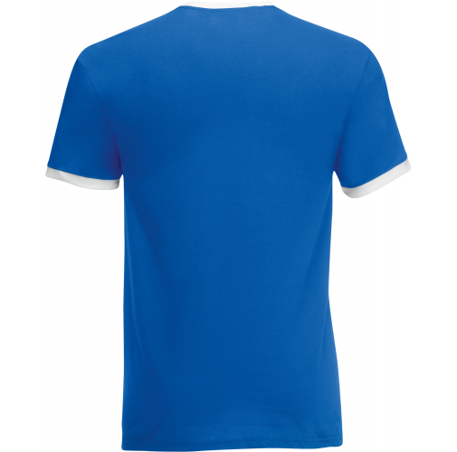 royal blue / white Camiseta Ringer Valueweight