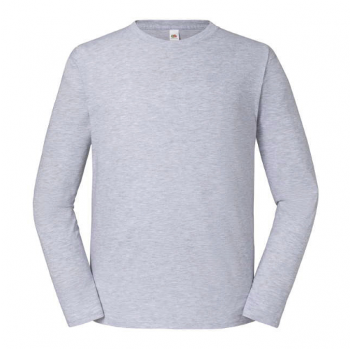 heather grey Camiseta de manga larga Iconic 195