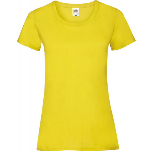 yellow Camiseta Valueweight mujer (61-372-0)