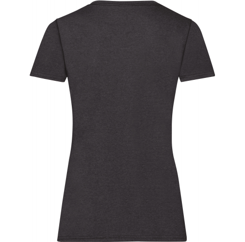 dark heather grey Camiseta Valueweight mujer (61-372-0)