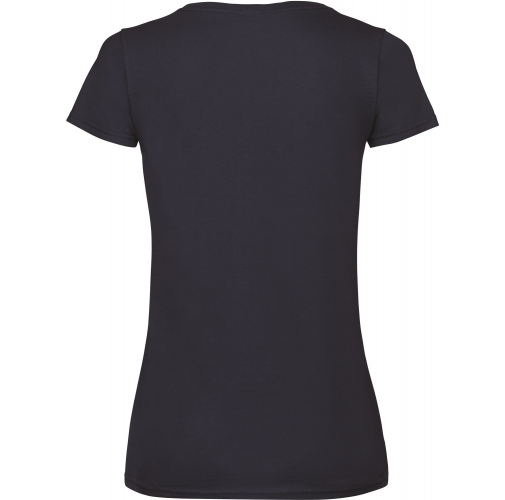 deep navy Camiseta Valueweight cuello de pico mujer (61-398-0)