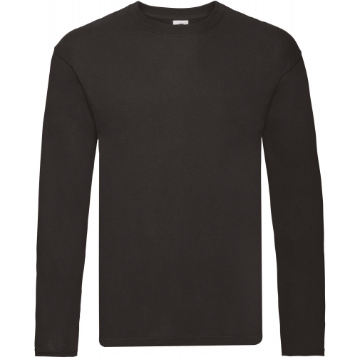 black Camiseta Original-T manga larga