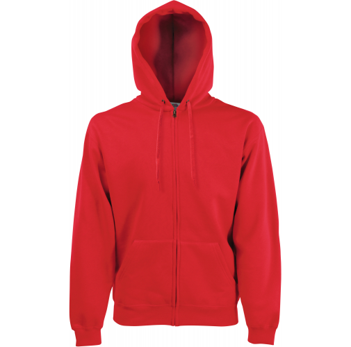 red Sudadera Classic cremallera y capucha hombre (62-062-0)