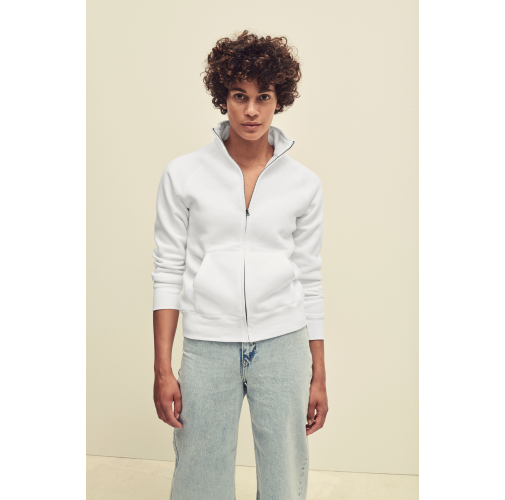 Chaqueta de felpa Premium con cremallera mujer (62-116-0)