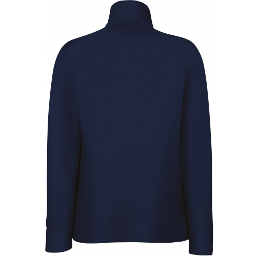deep navy Chaqueta de felpa Premium con cremallera mujer (62-116-0)