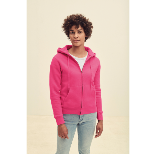 Sudadera Premium cremallera y capucha mujer (62-118-0)