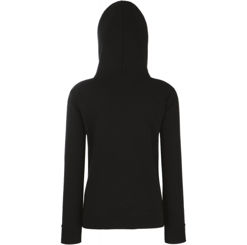 black Sudadera Premium cremallera y capucha mujer (62-118-0)