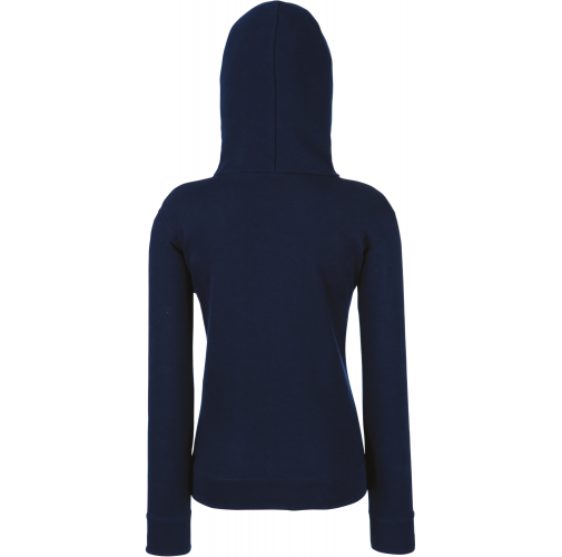 deep navy Sudadera Premium cremallera y capucha mujer (62-118-0)