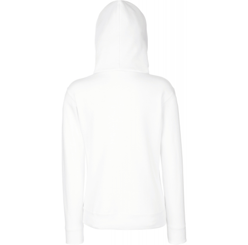 white Sudadera Premium cremallera y capucha mujer (62-118-0)