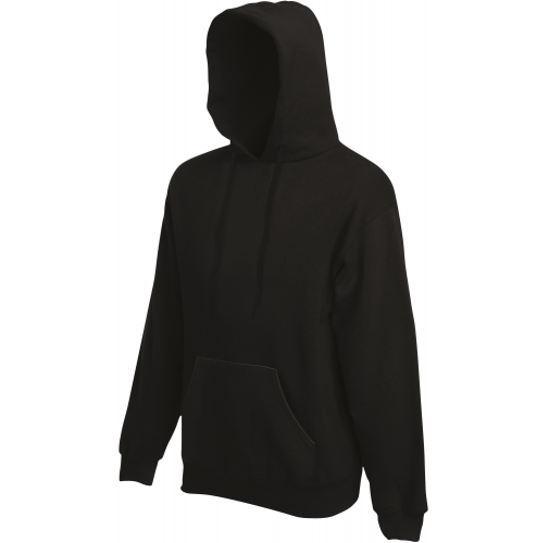 black Sudadera Premium capucha