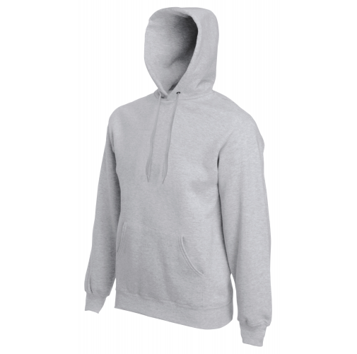 heather grey Sudadera Premium capucha