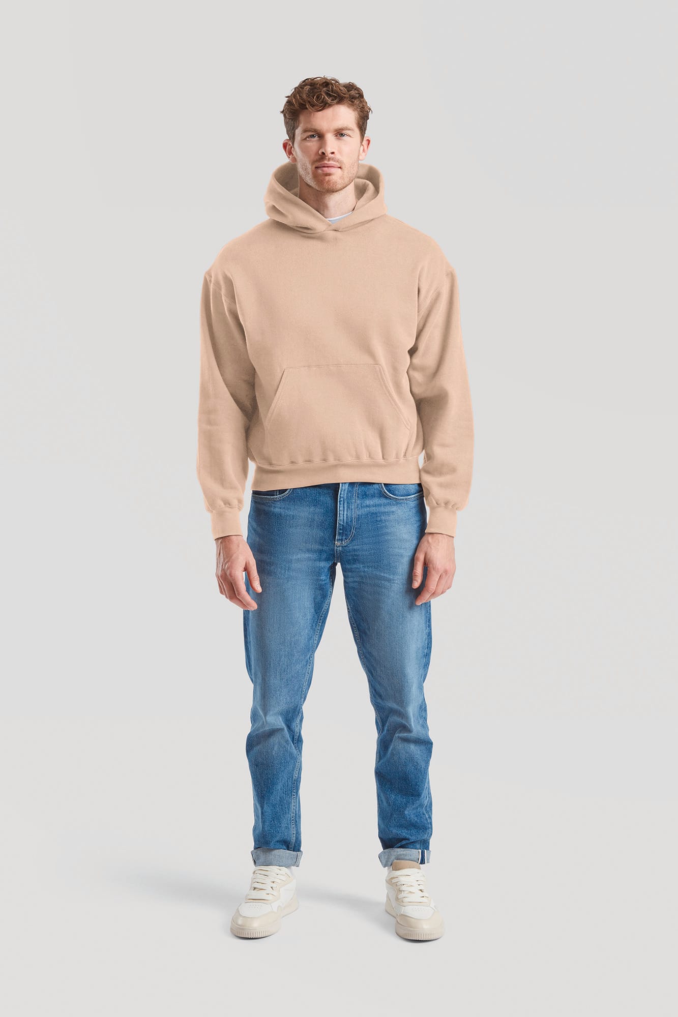 Sudadera con capucha de algodón para hombre