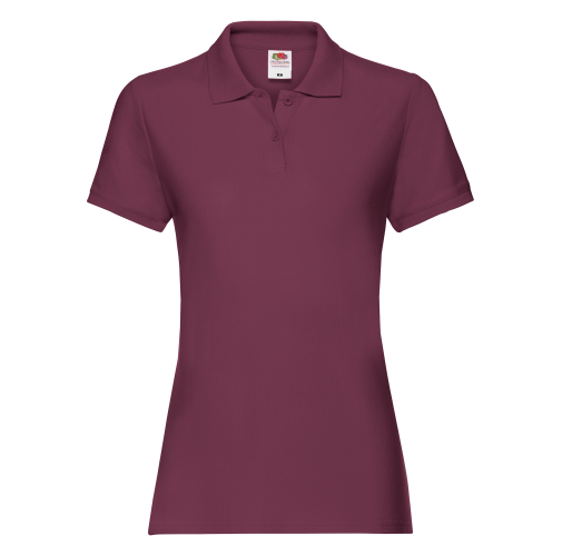 burgundy Polo premium mujer