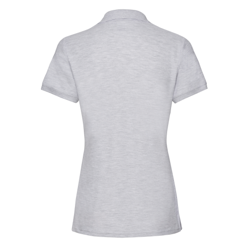 heather grey Polo premium mujer
