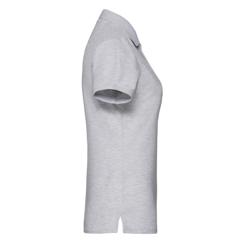 heather grey Polo premium mujer