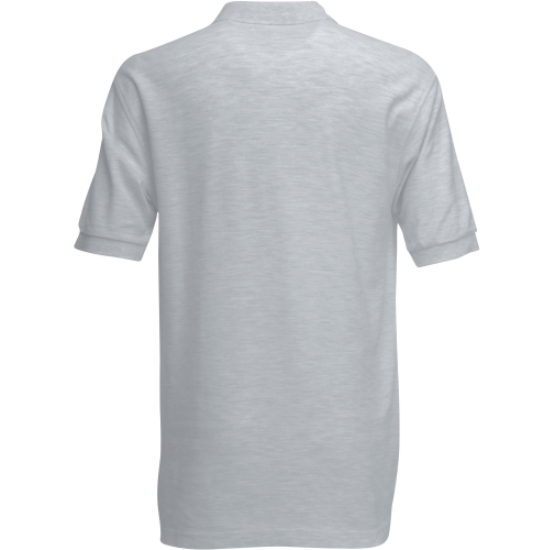 heather grey Polo Heavy 65/35