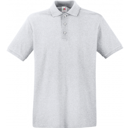 heather grey Polo Premium (63-218-0)