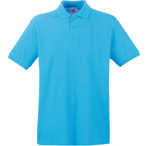 azur blue Polo Premium (63-218-0)