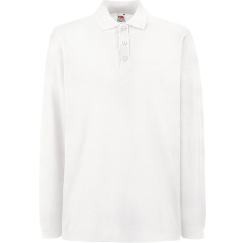white Polo Premium manga larga (63-310-0)