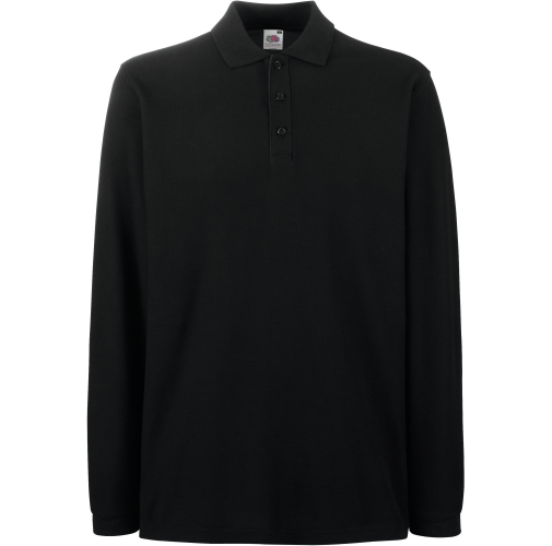 black Polo Premium manga larga (63-310-0)