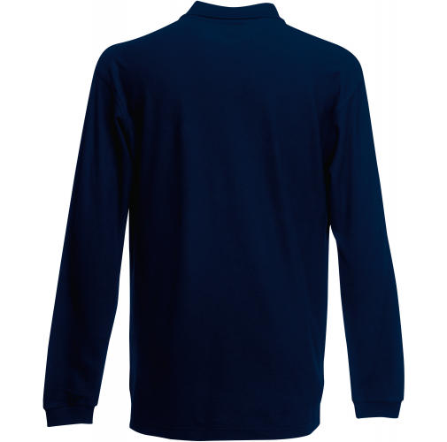 deep navy Polo Premium manga larga (63-310-0)