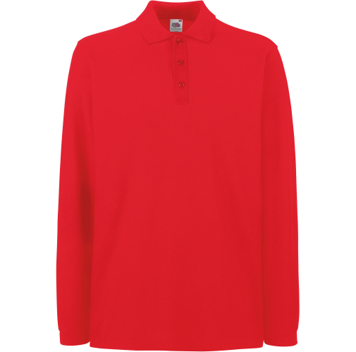 red Polo Premium manga larga (63-310-0)
