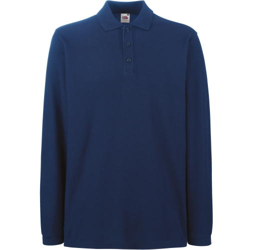 navy Polo Premium manga larga (63-310-0)