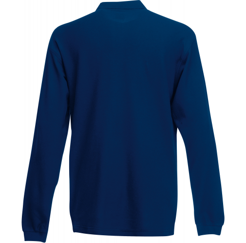 navy Polo Premium manga larga (63-310-0)