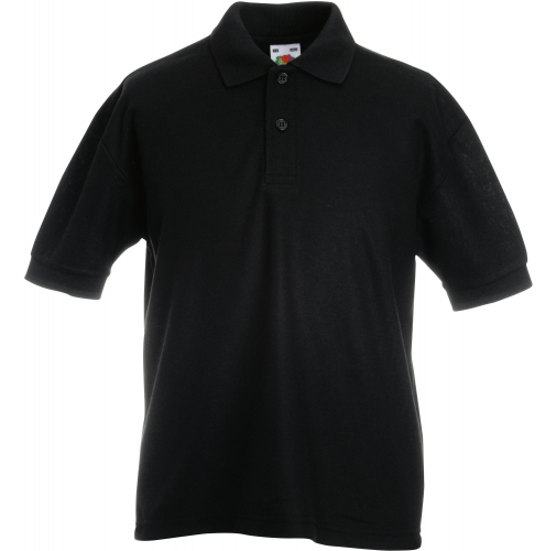 black Polo 65/35 niños