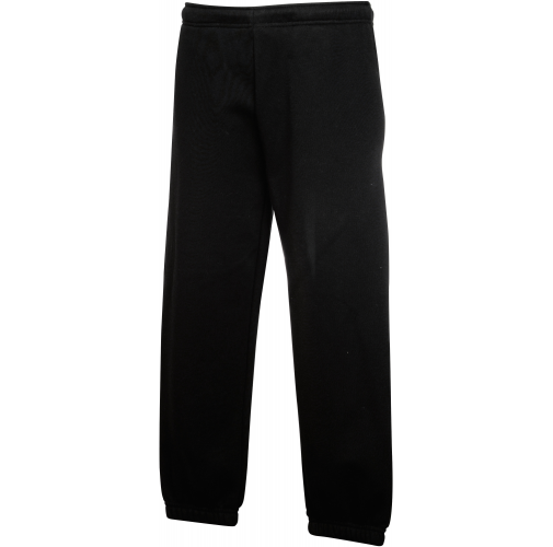 black Pantalón de jogging - tobillo elástico niños (64-051-0)
