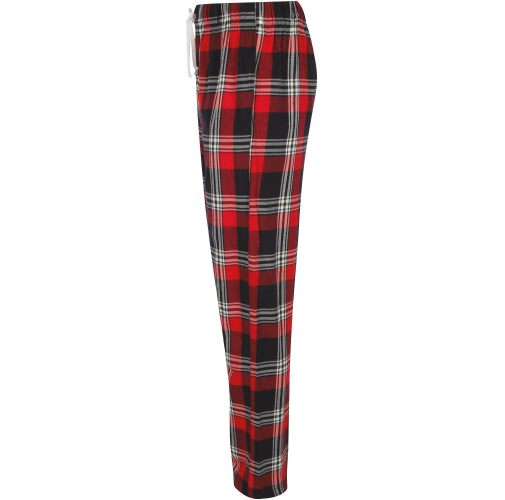 red / navy check Pantalón Tartán hombre