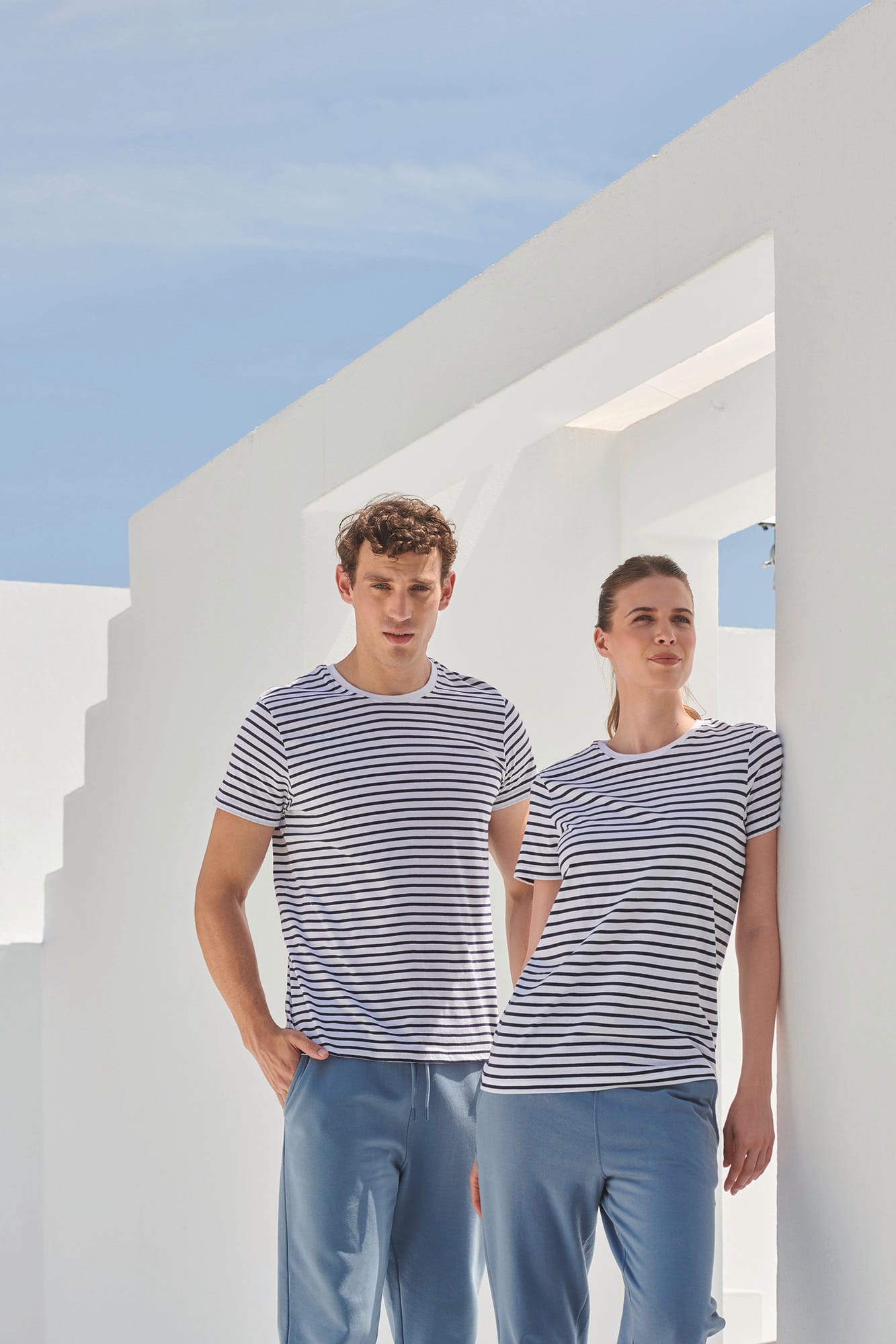 Camiseta A Rayas unisex