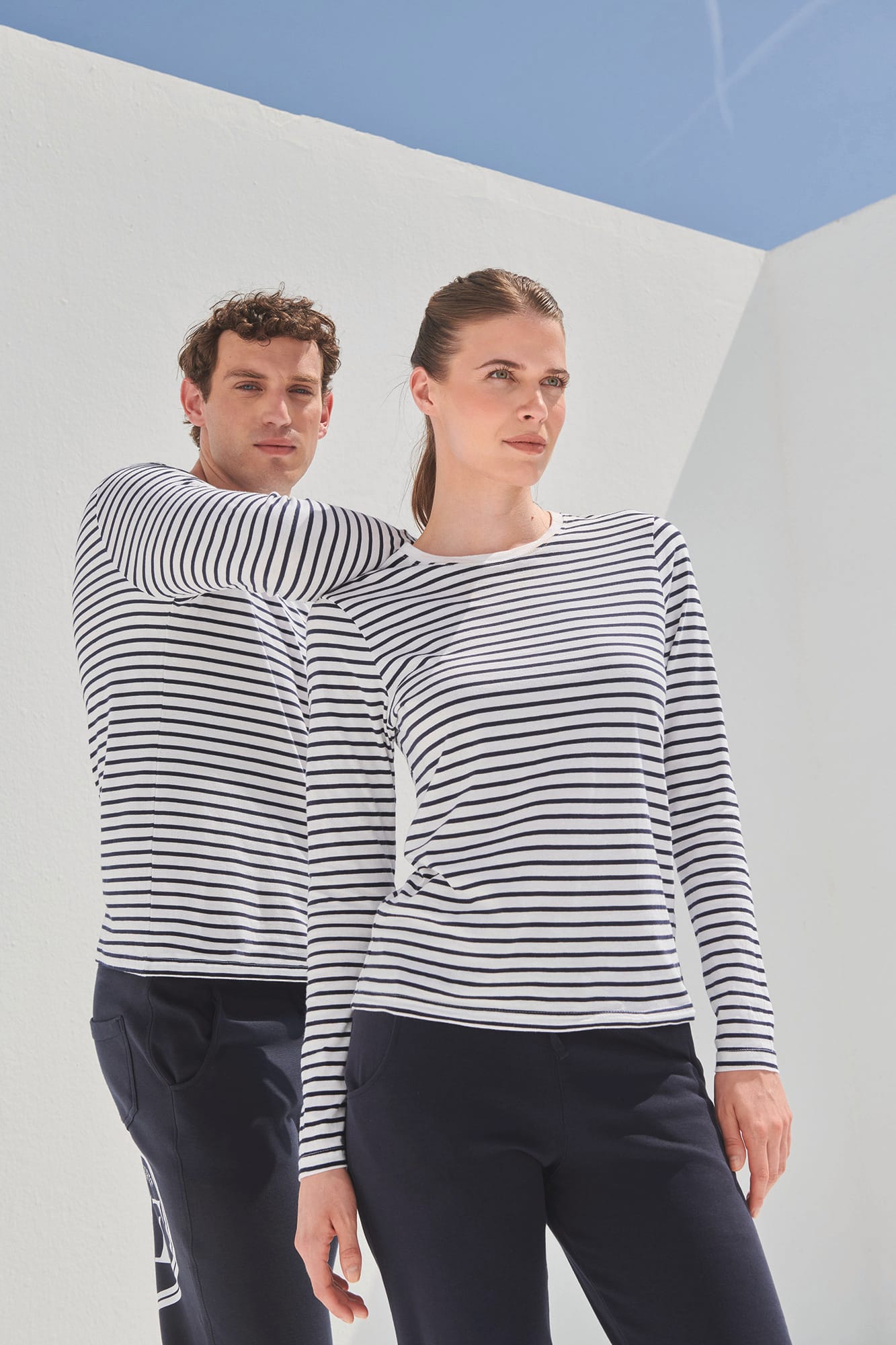 Camiseta A Rayas manga larga